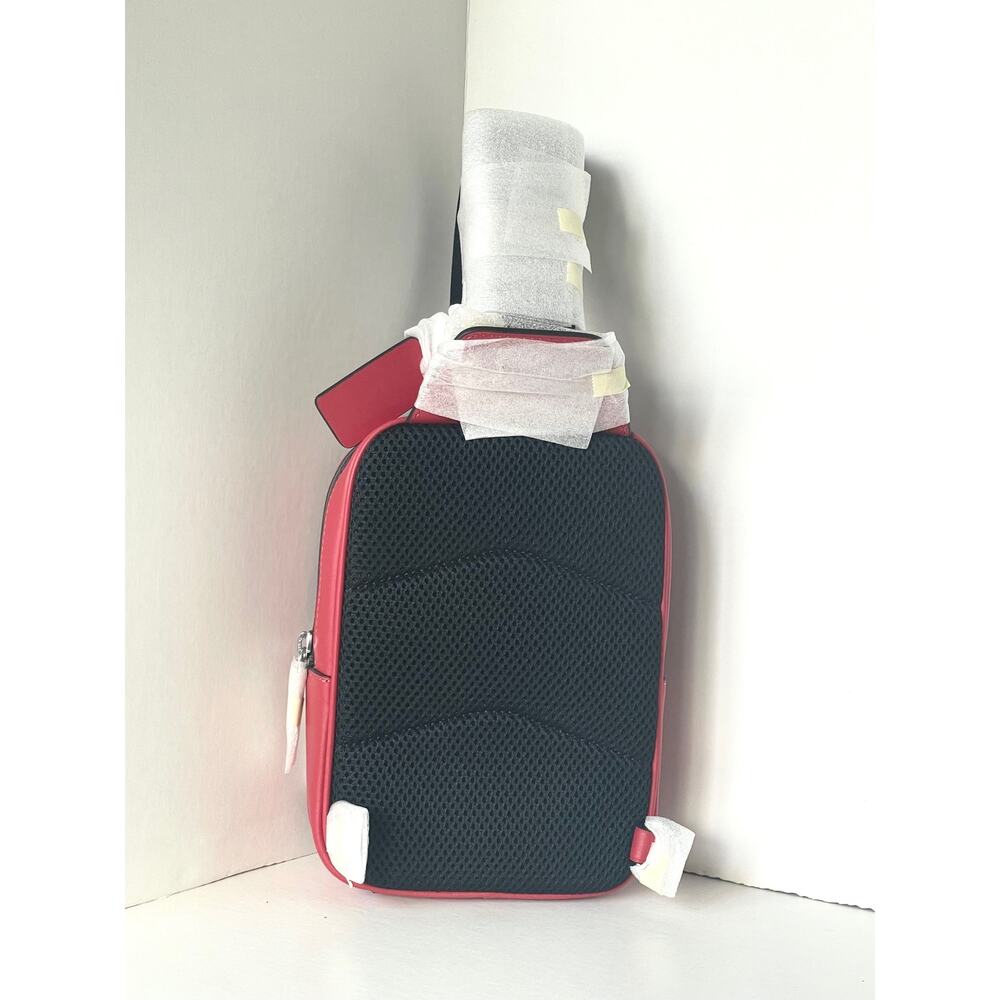 Coach Racer Sling Pack CU252 True Red Calf Leather Small Crossbody - Picture 2 of 10